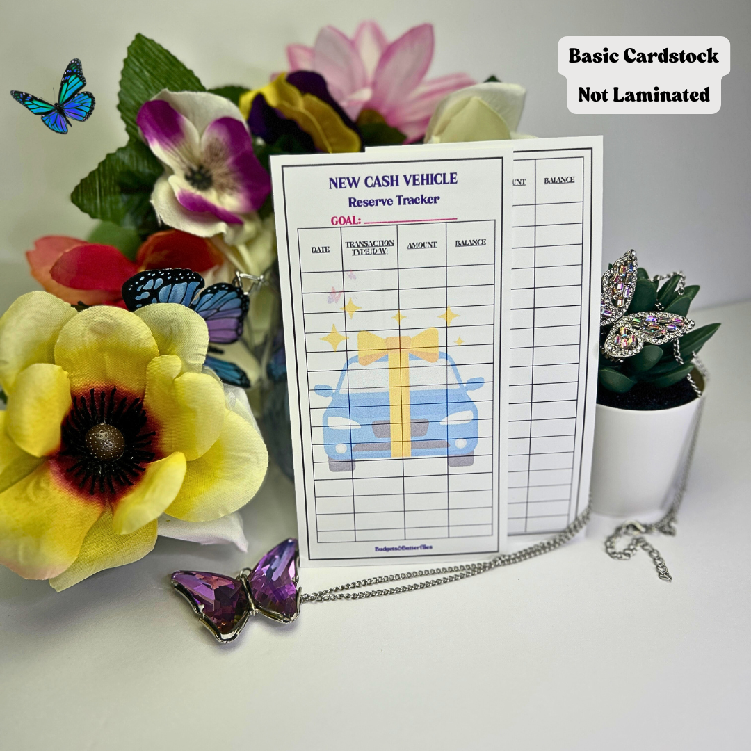 Reserve Tracker: New Vehicle